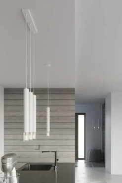 LED Hängeleuchte Weiß WEZYR - 1 x G9 Fassung - exkl. LED's