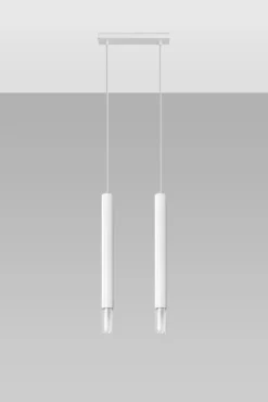 LED Hängeleuchte Weiß WEZYR - 2 x G9 Fassung - exkl. LED's
