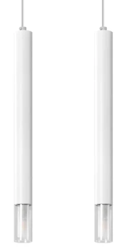 LED Hängeleuchte Weiß WEZYR - 2 x G9 Fassung - exkl. LED's