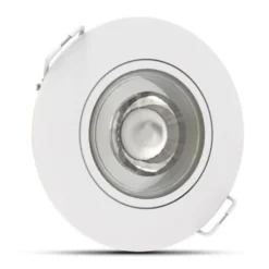 LED inbouwspot Wit- 4,8W - 420lm - 4000K - Kantelbaar - Niet Dimbaar - D80xH32mm