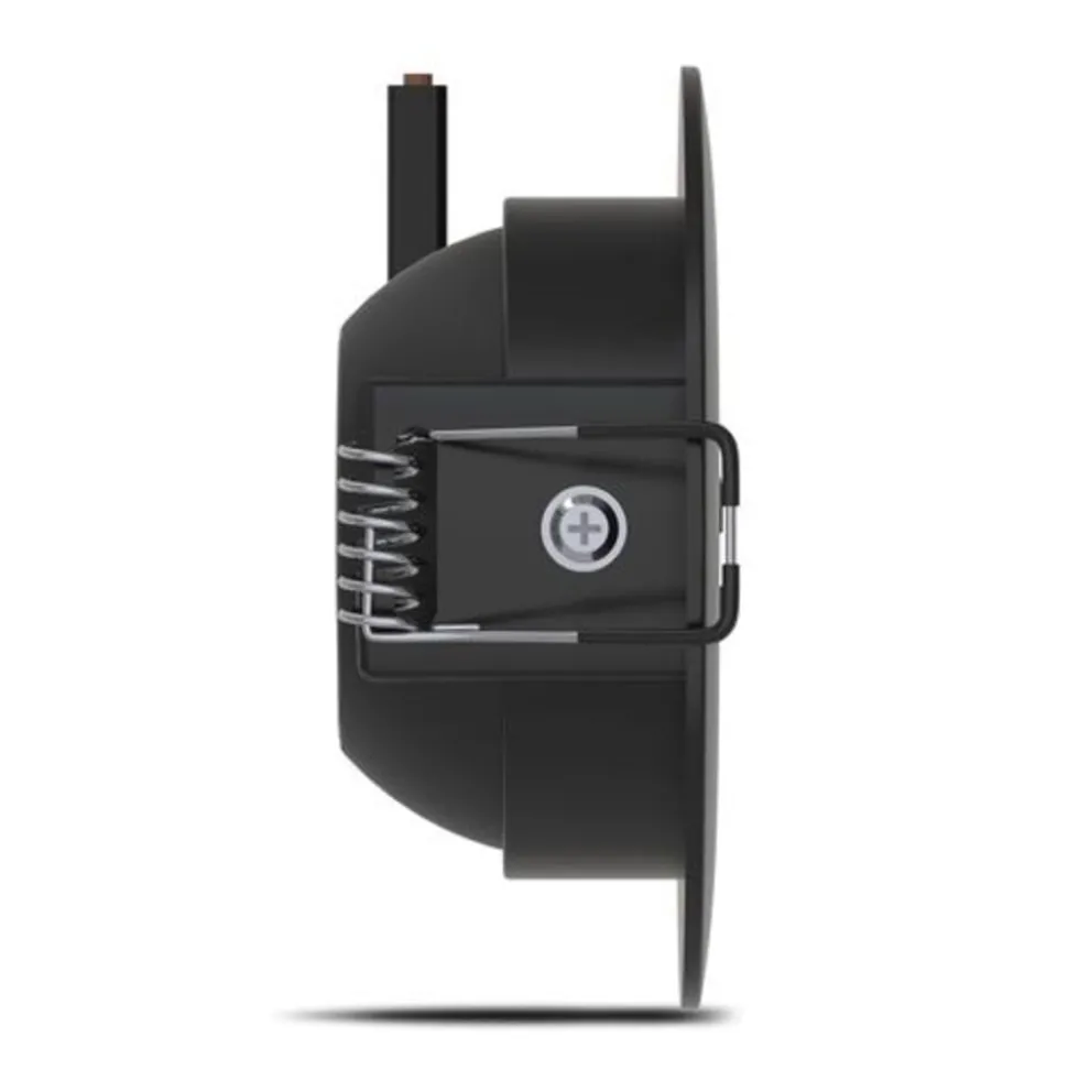 LED inbouwspot Zwart- 4,8W - 420lm - 4000K - Kantelbaar - Niet Dimbaar - D80xH32mm
