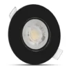 LED inbouwspot Zwart- 4,9W vervangt 41W - 480lm - 4000K - Kantelbaar - Niet Dimbaar - D90xH22mm