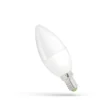 LED Kerzenlampe E14 C37 - 6W entspricht 46W - 6000K Tageslichtweiß