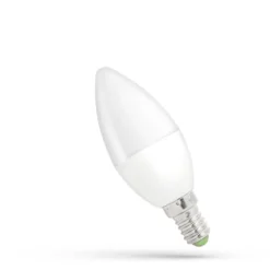 LED Kerzenlampe E14 C37 - 6W entspricht 46W - 6000K Tageslichtweiß