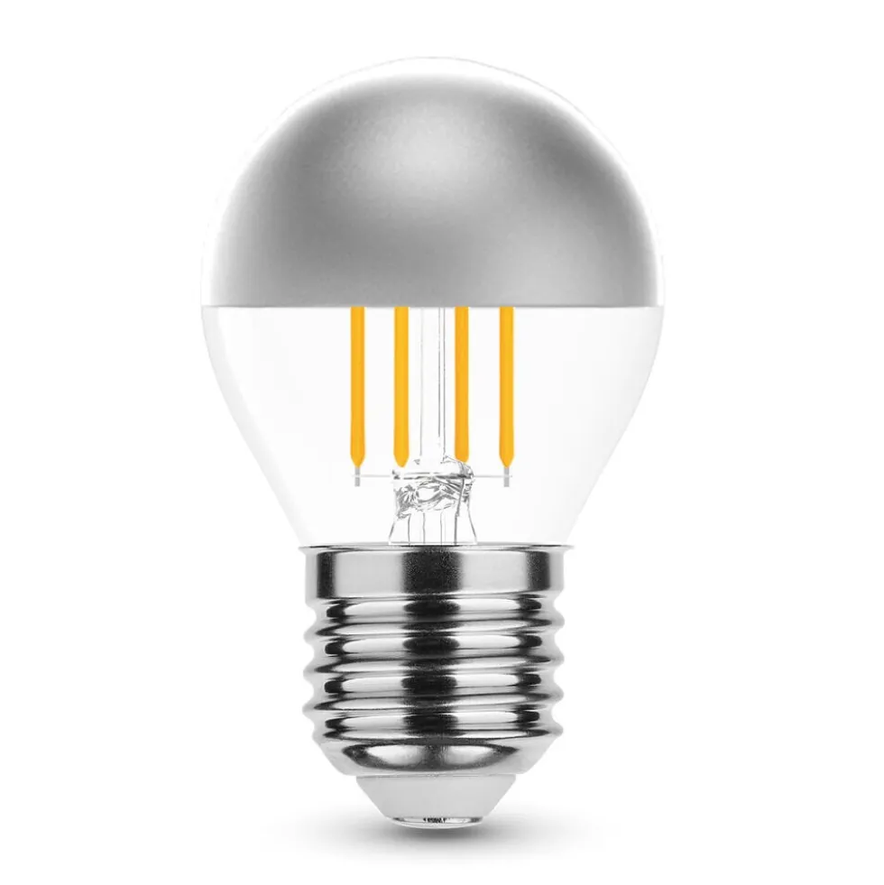 LED Kopfspiegel Fadenlampe - E27 P45 4W - 2700K Warmweiß