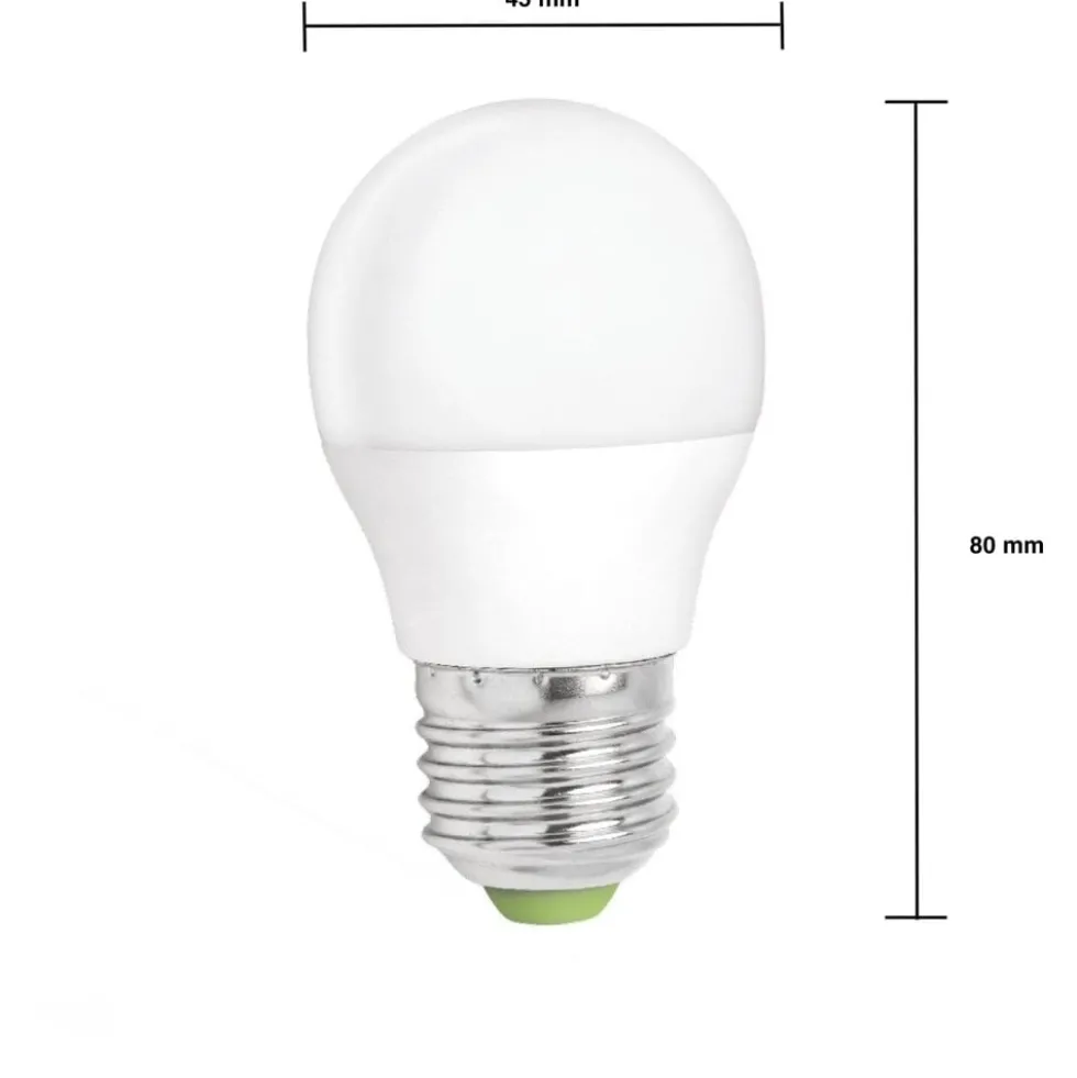 LED Lampe dimmbar - E27 Sockel - 5W entspricht 45W - Warmweiß 3000K