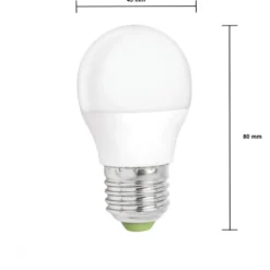 LED Lampe dimmbar - E27 Sockel - 6W entspricht 40W - Tageslicht 6000K