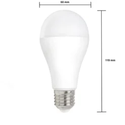 LED Lampe E27 A60 – 18,5W 1900lm – 2700K Warmweiß – Kunststoffgehäuse