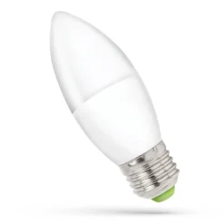 LED Lampe E27 - C37 - 6W entspricht 47W - 6000K Tageslichtweiß
