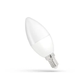 LED Lampe E14 - C38 - 8W entspricht 80W - 6000K Tageslichtweiß