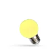 LED Lampe E27 - G45 1W gelbes Licht