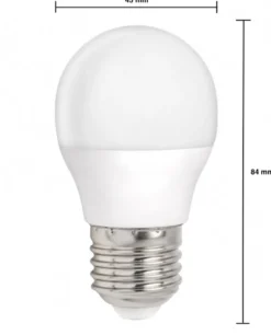 LED Lampe - E27 Sockel - 1W entspricht 10W - 6000K Tageslichtweiß