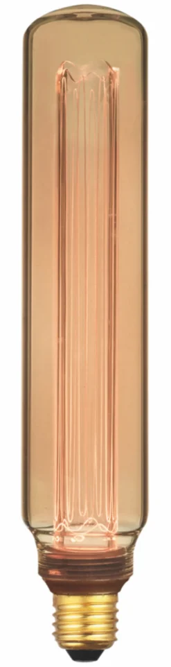 LED Lampe E27 - 5W - Gold - 6x30cm - 1800K - 3 Einstellungen mit Erinnerungsfunktion