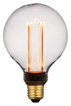 LED Lampe E27 - 5W - Klar - 9,5cm - 1800K - 3 Einstellungen mit Erinnerungsfunktion