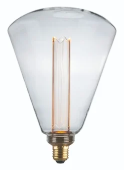 LED Lampe E27 - 5W - Klar - 17x24cm - 2000K - 3 Einstellungen mit Erinnerungsfunktion