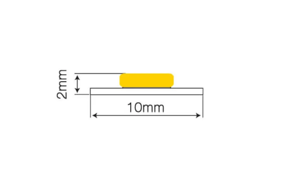 LED Leuchtband Lichtlinie durchgehend - 5m 24V 8W pro Meter - 2700K Warmweiß