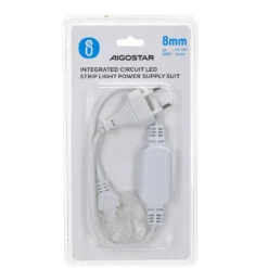LED Leuchtband V2 - Anschlusskabel 230V EU Stecker- 8mm
