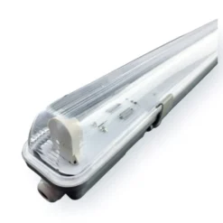 LED Leuchtstoffröhren Komplettset - 150cm Einzelfassung - IP65 Feuchtraum - Wannenleuchte - inkl. 25W LED Leuchtstoffröhre - 3000K Warmweiß