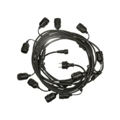 LED Lichterkette 40 meter (4x10m) - Inkl. 40x LED Lampe G45 - 1W - 3000K