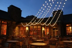 LED Lichterkette 40 meter (4x10m) - Inkl. 40x LED Lampe G45 - 1W - 3000K