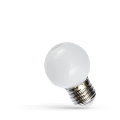 LED Lichterkette 20m (2x10m) - Inkl. 20x LED Lampe G45 - 1W - 3000K