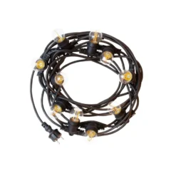 LED Lichterkette 30m (3x10m) - Inkl. 30x LED Lampe G45 - 1W - 3000K