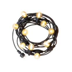 LED Lichterkette 50m (5x10m) - Inkl. 50x LED Lampe G45 - 1W - 3000K