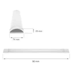 LED-Lichtleiste - 90cm 20W LED Battenleuchte - 4000K