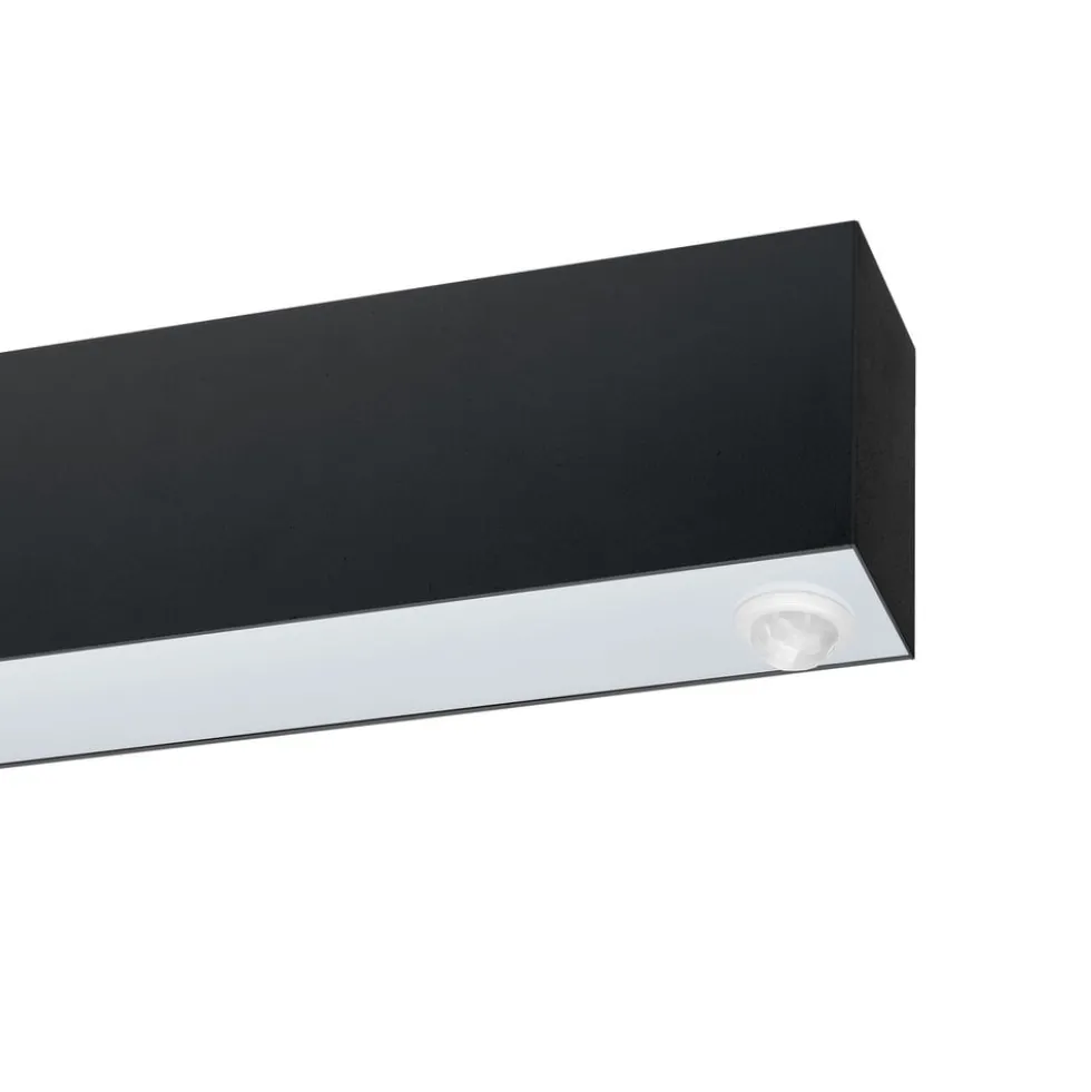 LED Linear Design Pendelleuchte Schwarz inkl. Bewegungssensor - 112cm 36W 4000Lm
