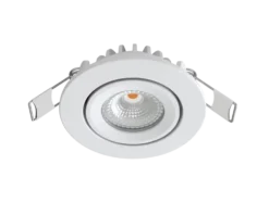LED-Mini-Einbaustrahler IP65 – Weiß 62 mm – 5 W 450 lm – 2700 K 827 Warmweiß | Einbaudurchmesser 52 mm – Triac dimmbar | 230V