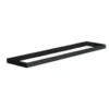LED Panel Aufbau - 120x30cm Rahmensystem - Schwarzes Aluminium - 7cm hoch