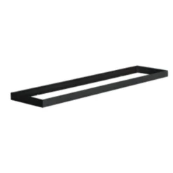 LED Panel Aufbau - 120x30cm Rahmensystem - Schwarzes Aluminium - 7cm hoch