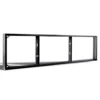 LED Panelen Deckenrahmen - 120x30cm - Schwarz - Geeignet für backlit - und Seitenbeleuchtungs panelen
