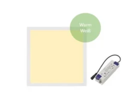 LED Panel 30x30cm - Pro Slim Line - 18W 1530Lm - 3000K 830 Warm weiß | UGR22 Opalweiß - 5 Jahre Garantie