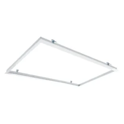 LED Panel - 120x30cm Rahmensystem - Weiß Aluminium