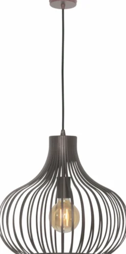 LED Pendelleuchte Aglio 38cm Braun / Bronze