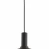 LED Pendelleuchte Chandra 30cm Schwarz / Rauchglas
