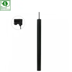 LED Railspot 3F - Pendelleuchte - Schwarz - Chloe Slim - GU11/MR11-Fassung - 40X500MM