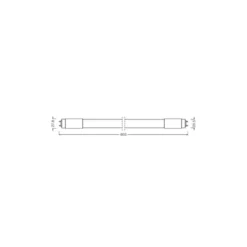 LED Röhre T8 (HF) Standard Output 8W 900lm - 840 Kaltweiß | 60cm - Ersatz für 18W