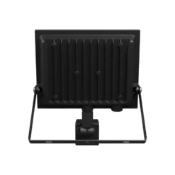 Led-Scheinwerfer Aluminium Schwarz 50W 4300lm 100D - 840 Kaltweiß | IP44 - Bewegungs- Und Lichtsensor - Symmetrisch