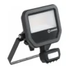 Led-Scheinwerfer Aluminium Schwarz 17W 2200lm 100D - 830 Warmweiß | IP65 - Bewegungs- Und Lichtsensor - Symmetrisch