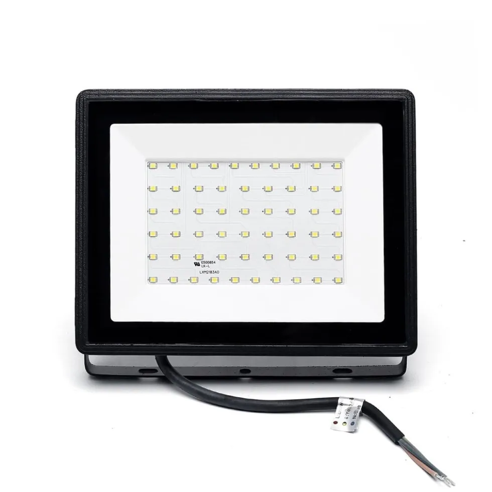 LED-Scheinwerfer A3 Schwarz 50W 5000lm 120D - 840 Kaltweiß | IP65 - Symmetrisch