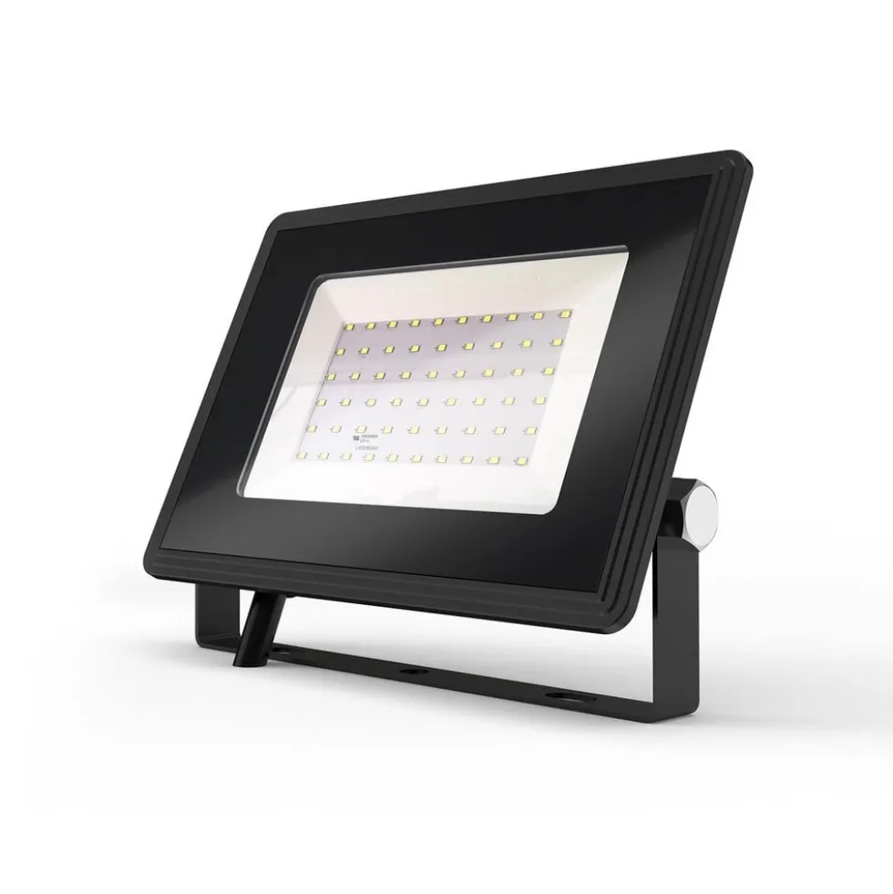 LED-Scheinwerfer A3 Schwarz 50W 5000lm 120D - 840 Kaltweiß | IP65 - Symmetrisch