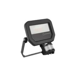 LED-Scheinwerfer Sensor GEN 3 Schwarz 10W 1200lm 100D - 840 Kaltweiß | IP65 - Bewegungs- und Lichtsensor - Symmetrisch