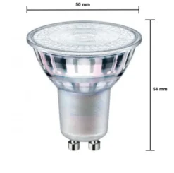 LED Spot GU10 - 5W entspricht 50W - 6500K Tageslichtweiß - Glasgehäuse