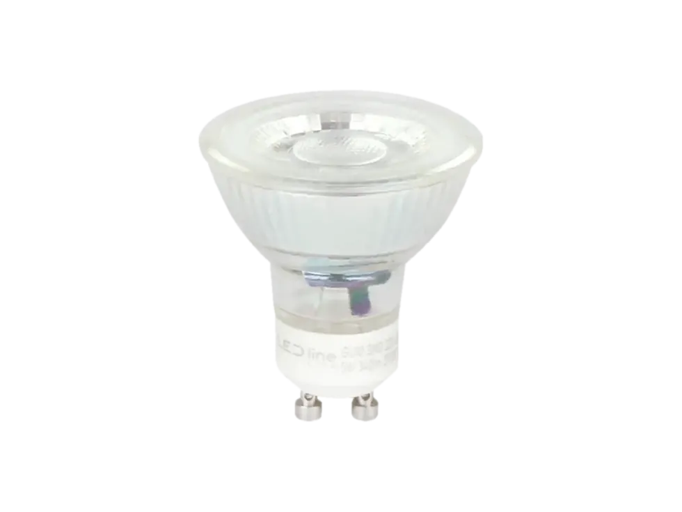 LED Spot GU10 - 5W entspricht 50W - 2700K Warmweiß - Glasgehäuse