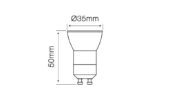 LED Spot Ø35mm - GU10 / GU11 - 4W entspricht 20W - 6000K Tageslichtweiß - Keramik