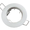 LED Strahler GU10 / MR16 - 65 mm Einbaurahmen - weiß rund - nicht schwenkbar - Einbaugröße77mm