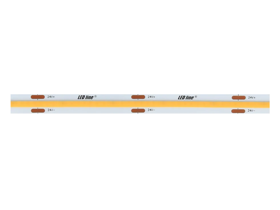 LED-Streifen Prime 5 Meter 24V - 320LEDs/m - COB - 8W/m - 927 Warmweiß | 8mm - IP66 - Höchste Farbwiedergabe