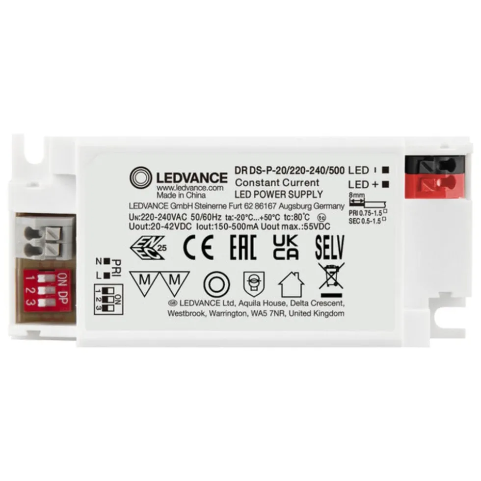 LED-Treiber | LED-Treiber-DIP-Schalter -20/220-240/50020V/42V | IP20